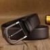 Men PU Leather Wear  resistant 120CM Pin Buckle Retro Wild Casual Jeans Suits Belt