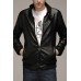 Men's Leather Slim-fit Motorcycle Leather Jacket