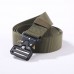 Casual Nylon Tactical Belt Adjustable Automatic Buckle Wear  resistant Outdoor Canvas Casual Belt For Men