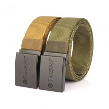 TUSHI 31MM Thickened Nylon Casual Belt Outdoor Leisure Automatic Buckle Adjustable Breathable And Wear  Resistant Sports Belt