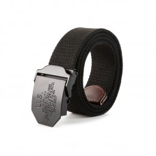 Casual Men’s Tactical Belt Adjustable Length Automatic Buckle Outdoor Canvas Casual Belt