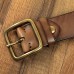 Men Genuine Leather 105 110 115 120 125 130cm Retro First Layer Cowhide Copper Pin Buckle Jeans Suits Belt With Punch