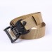 Casual Nylon Tactical Belt Adjustable Plastic Magnetic Buckle Wear  resistant Outdoor Canvas Casual Belt for Men