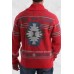 Lapel Knit Jacket Long Sleeve Men's Cardigan