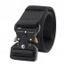 Casual Nylon Tactical Belt Adjustable Automatic Buckle Wear  resistant Outdoor Canvas Casual Belt For Men