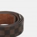 Men Cow Leather Solid Ginning Lattice Alloy D  shaped Pin Buckle Vintage Casual Business Belt